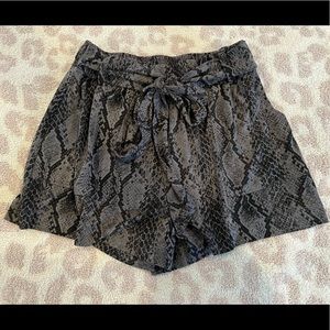 Express Snake Print Shorts